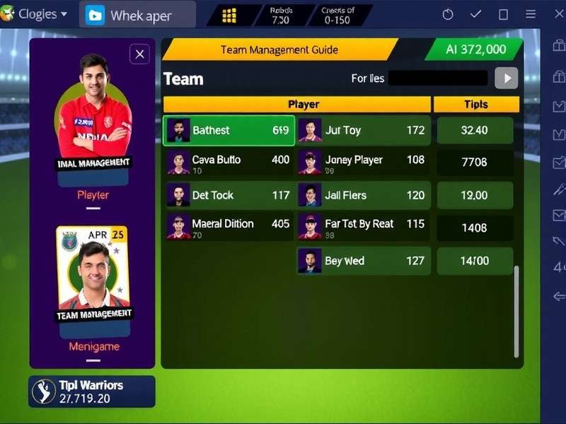 IPL Cricket Warriors Game Screenshot